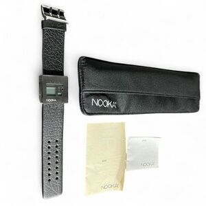 Rare Vintage Nooka Zoo Genuine Leather Watch